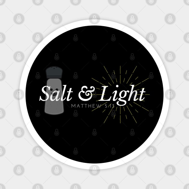 Salt And Light Christian Magnet by Happy - Design